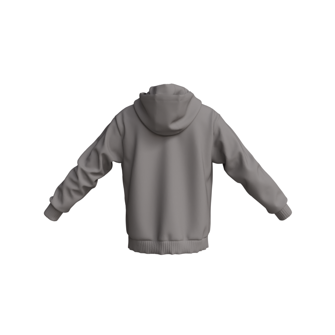 TIP CAMO HOODIE PUFF CHARCOAL
